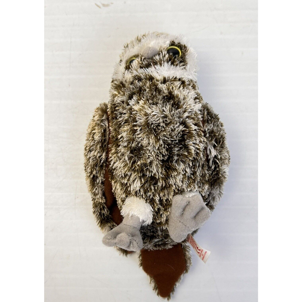 TY Owl Plush Bird Stuffed Animal 7" Small Toy
